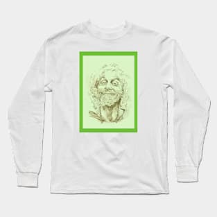 Catweazle (green) Long Sleeve T-Shirt